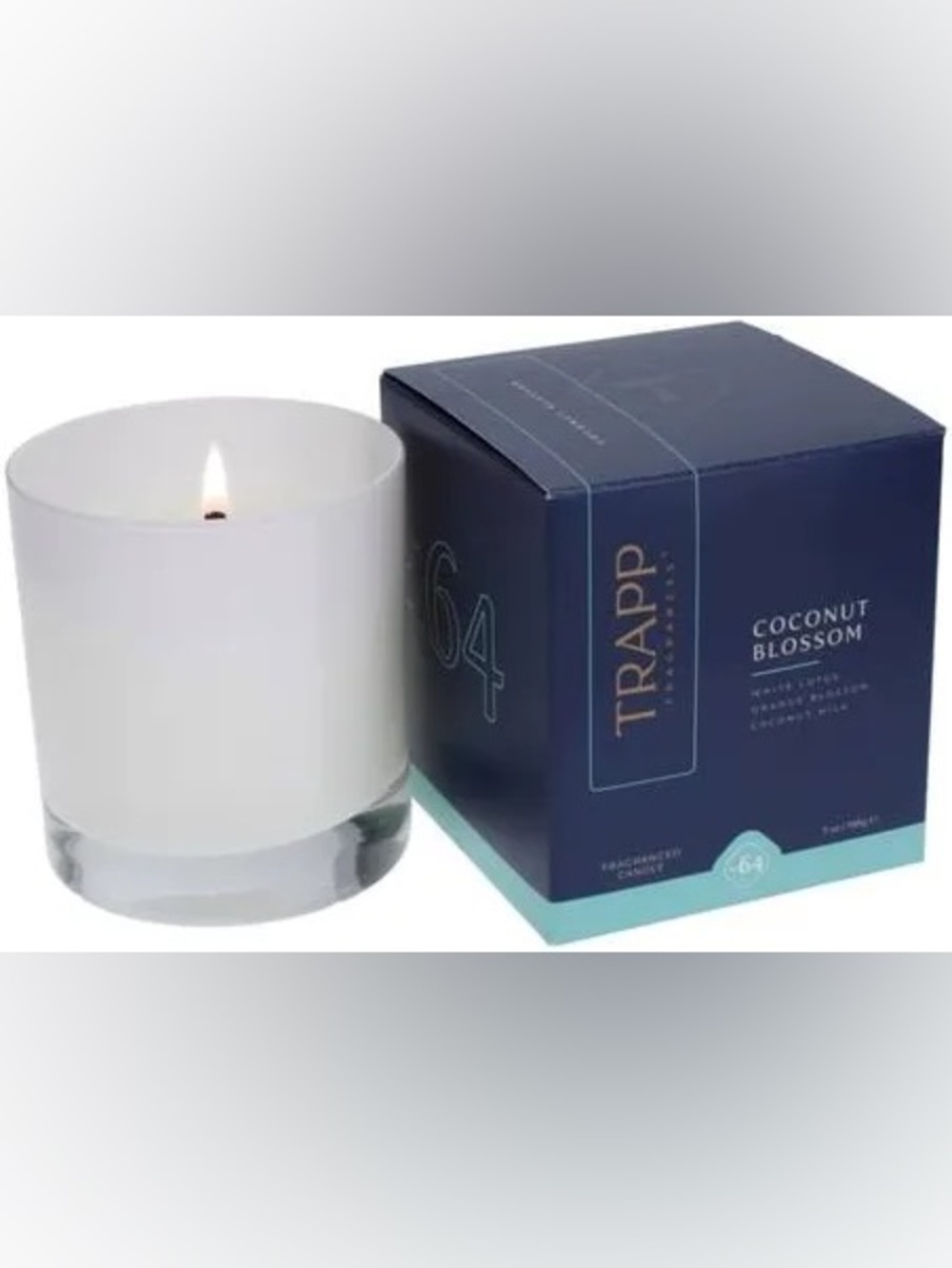 TRAPP No.64 COCONUT BLOSSOM CANDLE LG. 7 Oz. 50 Hrs. Burn Time! NEW IN BOX!